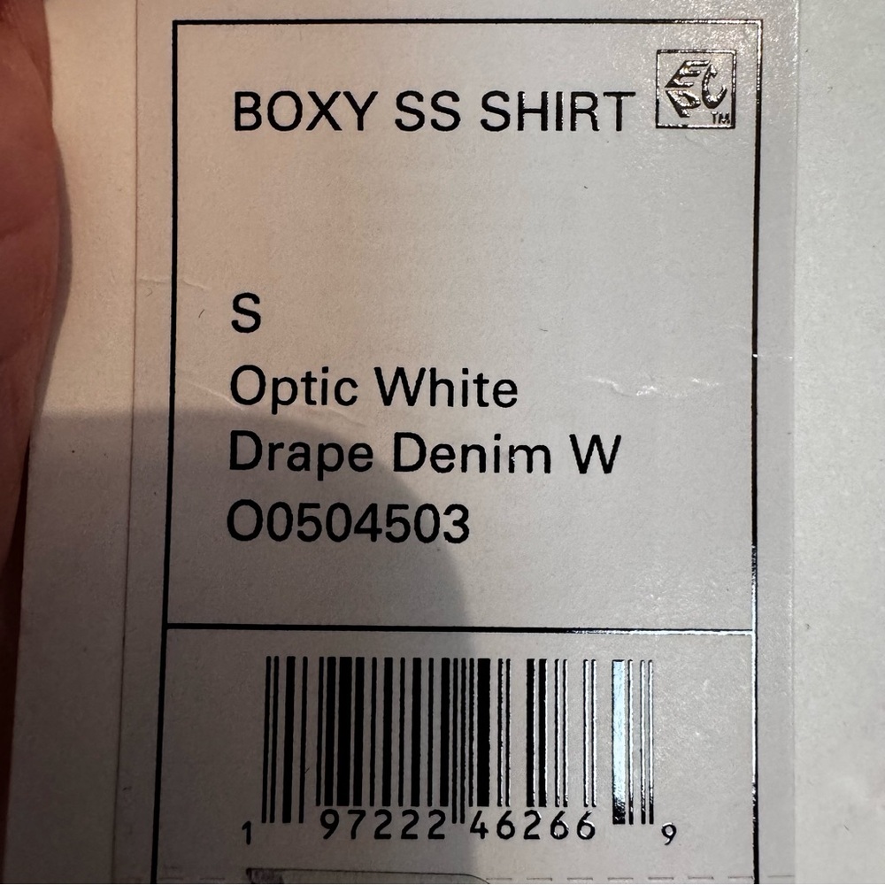 Theory Boxy Short Sleeve Oxford Shirt Optic White Cotton Sz S NWT - Picture 9 of 15